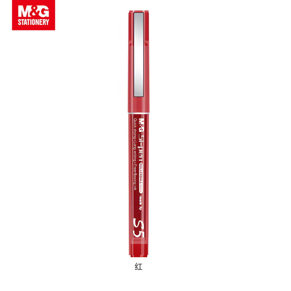 M&G Chenguang Si-Pen S5 Roller Ball - 0.5mm - Fine Point, Smooth Writing - 1pcs - No: ARP41871