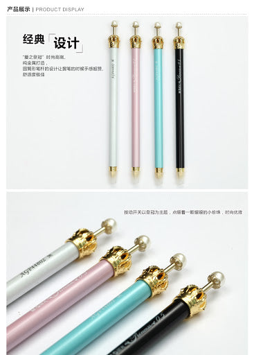 M&G Princess Gel pen - Black - 0.5mm - No:44802