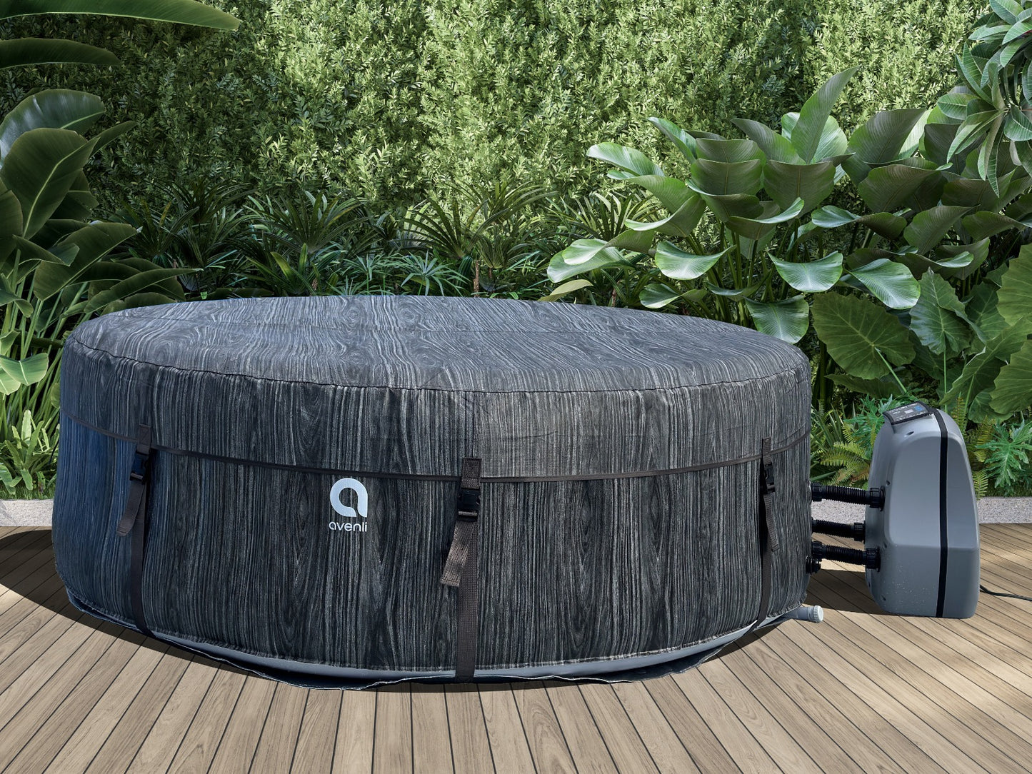 Jilong Avenli Vancouver  SPA Venice-4P SPA Bubble jet inflatable Hot Tub