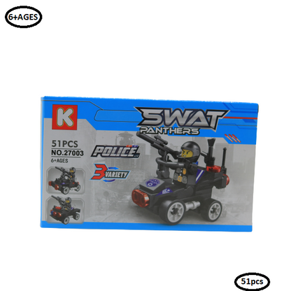 شرطة سوات بانثرز، 51 قطعة، رقم 27003-6