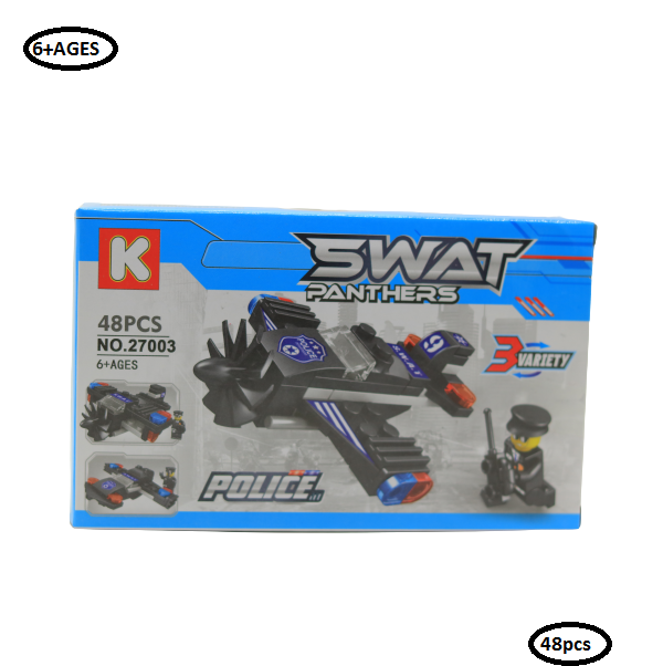 شرطة سوات بانثرز، 48 قطعة، رقم 27003-1