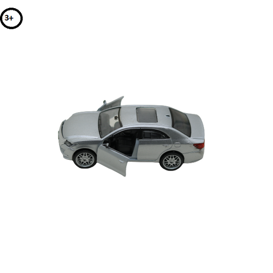 سيارة سيدان معدنية مزودة بسحب يدوي وصوت وإضاءة، رقم: FY6008-12D