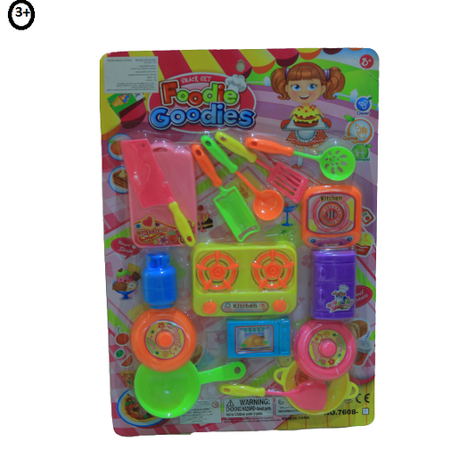 مجموعة ألعاب مطبخ هينغ فا فودي غوديز للبنات رقم: 7608-2