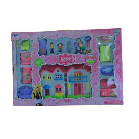 نموذج منزل مكعبات بناء للبنات - رقم: 1331 