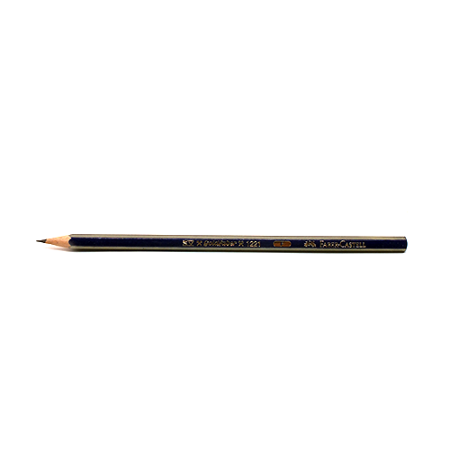 Pencil Faber-Castell 1221 Gold Without Eraser F