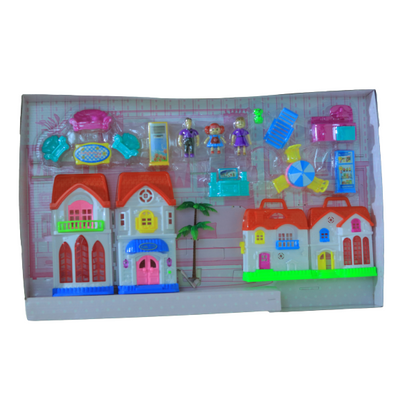 نموذج منزل مكعبات بناء للبنات - رقم: 15885B 