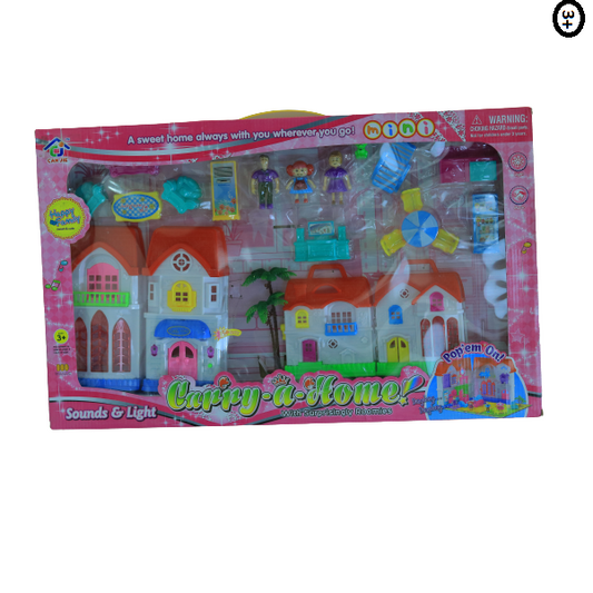 نموذج منزل مكعبات بناء للبنات - رقم: 15885B 