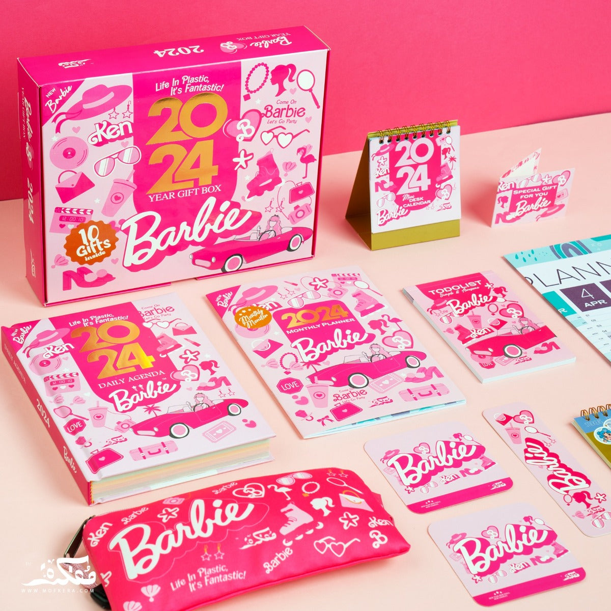 Mofakera Calendar Barbie Year Gift Box 2024 (Agenda)