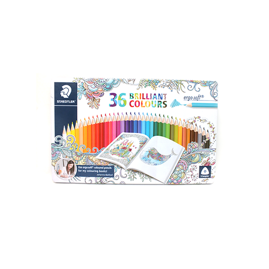 أقلام تلوين مثلثة الشكل من إرغوسوفت - 36 لونًا زاهيًا