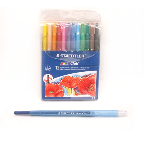 Staedtler 12 Wax Crayons Twister