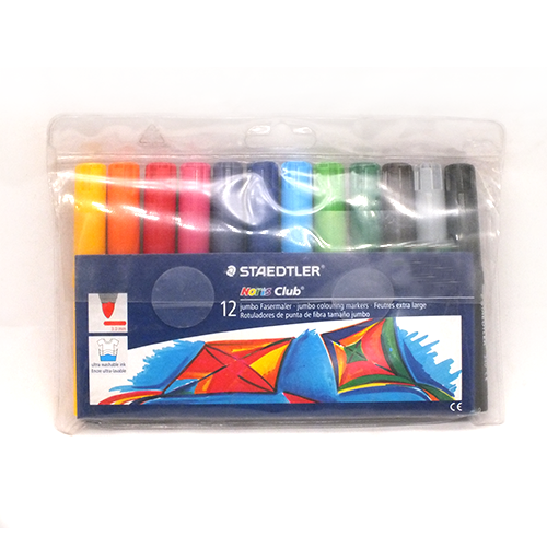 Pack of 12 Satedtler Coloured Markers