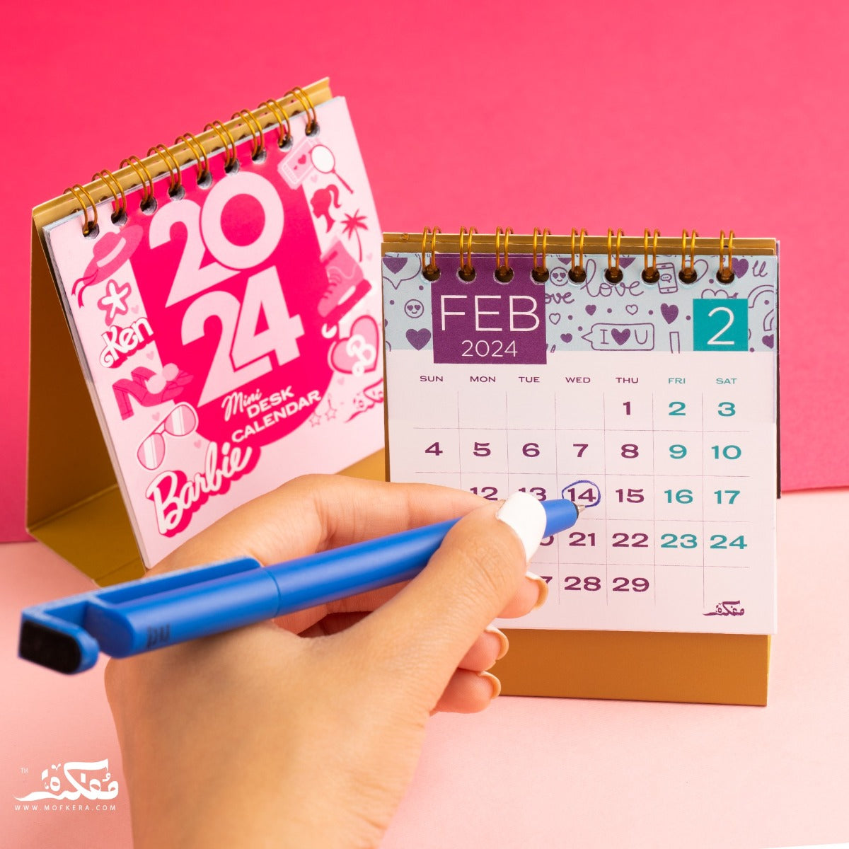 Mofakera Calendar Barbie Year Gift Box 2024 (Agenda)