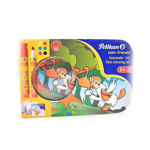 Plikan Mini-Friends-Fasermaler-Set Fibre Colouring Set