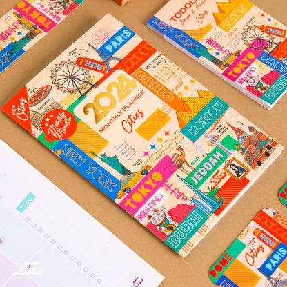 Mofakera Calendar Cities Year Gift Box 2024 ( Agenda )
