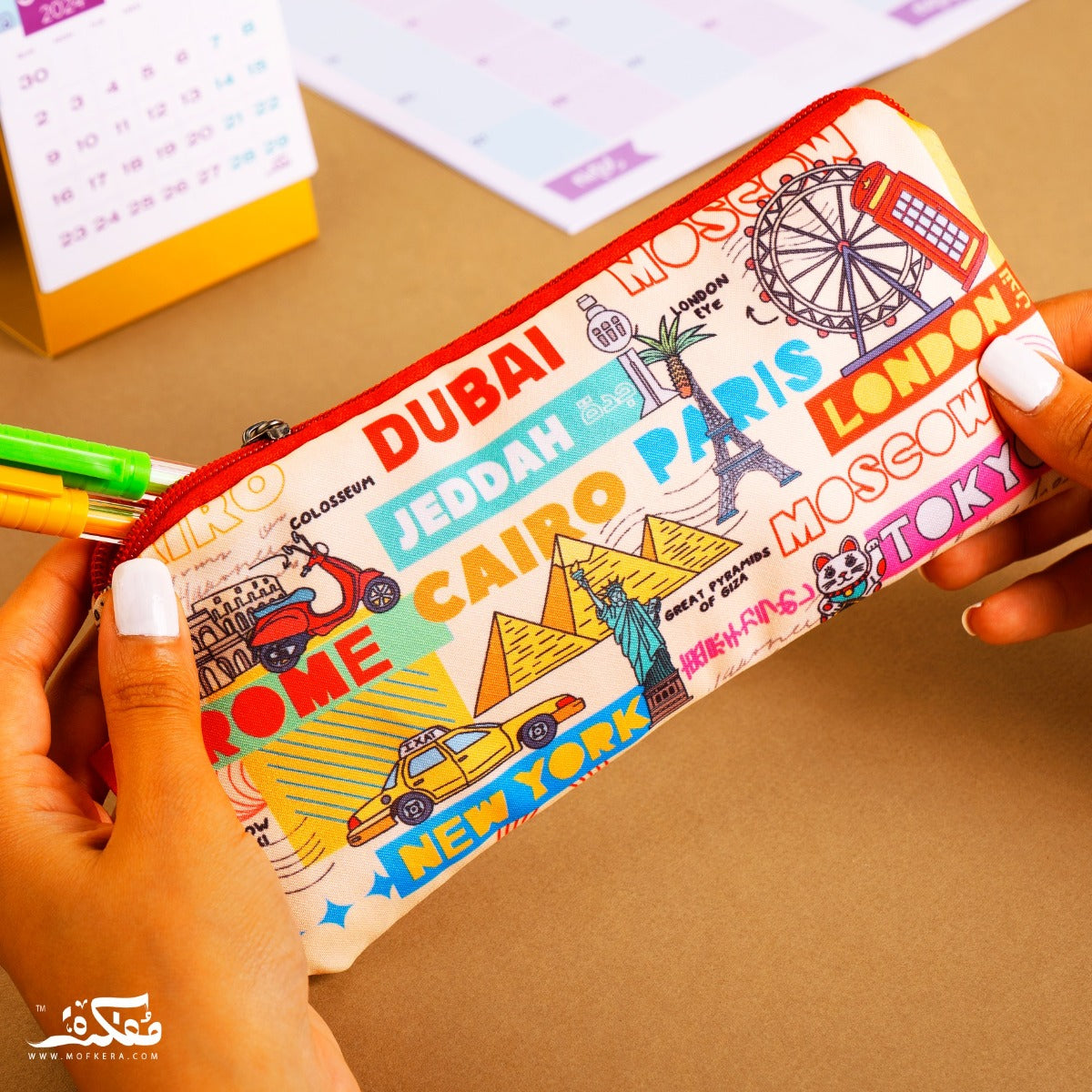 Mofakera Calendar Cities Year Gift Box 2024 ( Agenda )