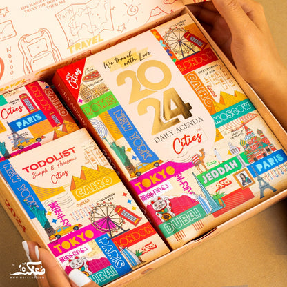 Mofakera Calendar Cities Year Gift Box 2024 ( Agenda )