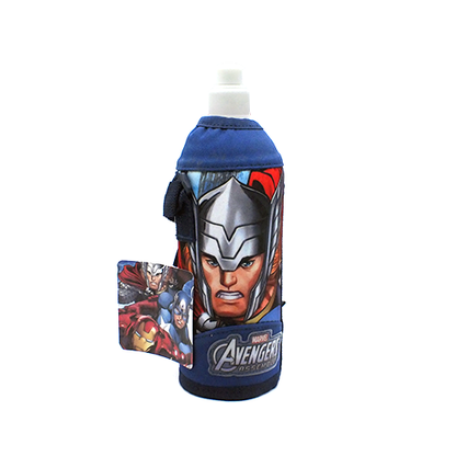 Kids School Bottle With Cover - Avengers
