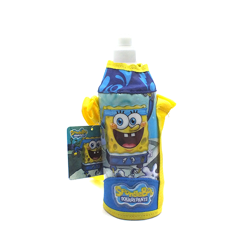 Kids School Bottle With Cover Sponge Bob