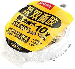 M&G Double Sided Adhesive Tape 24mm x 10Y - Strong Multipurpose Mounting Tape