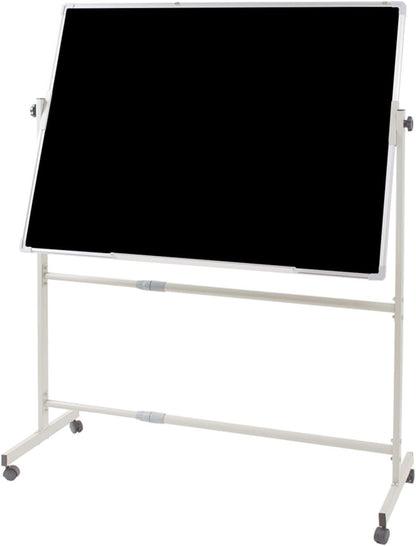 M&G Chenguang H Type Dry Erase Whiteboard with Stand - Magnetic White & Chalk Board - Size: 100cm X 150cm - No:ADB983AH
