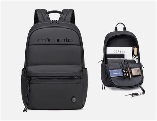 Arctic Hunter Casual Water Resistant 15.6-inch Laptop Backpack - Grey - No:B00536