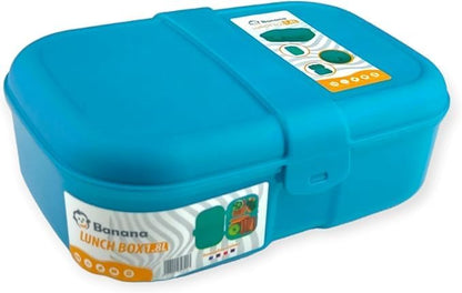Banana Lunch Box 1.8L Healthy Plastic Pp5  - Assorted Color
