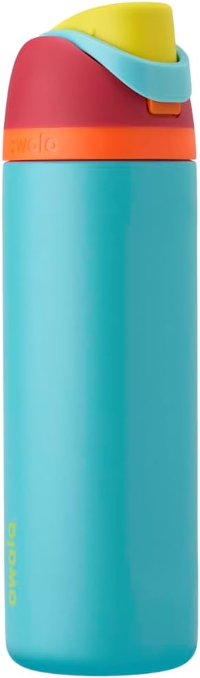Owala FreeSip 32oz (945ml) Insulated Stainless Steel Water Bottle – Leakproof Vacuum Bottle with Built-in Straw & Carry Loop