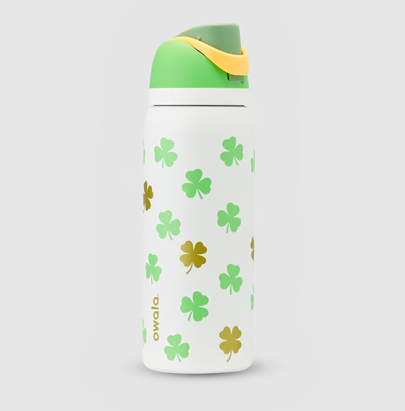 Owala FreeSip Insulated Stainless Steel Water Bottle with Built-In Straw, Leak-Proof Lid, 24 oz (710 ml), Assorted Printed Designs