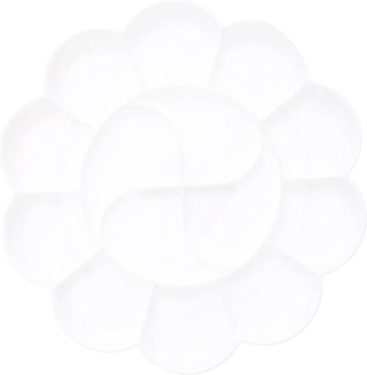 M&G Chenguang Flower Palette, 10-Compartment Plum Blossom Palette Large Size , No: APE97709