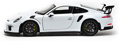 سيارة نموذجية من المعدن المصبوب من ويلي نيكس - مقياس 1:24 - بورش 911 جي تي 3 آر إس - رقم: 24080W