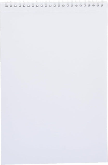 كراسة رسم ياسين وايت، 12 ورقة A4، مُجلّدة بسلك حلزوني، مناسبة للرسم الفني الاحترافي.