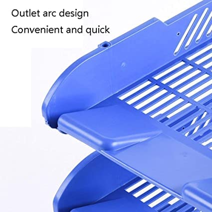 منظم ملفات بلاستيكي بثلاث طبقات من إم آند جي تشنغوانغ، مناسب للمكتب، لحفظ الكتب والمجلات والأوراق والمستندات، مقاس A4 - رقم المنتج: ADM945B