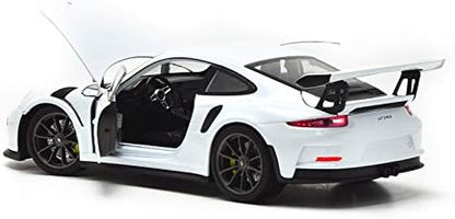 سيارة نموذجية من المعدن المصبوب من ويلي نيكس - مقياس 1:24 - بورش 911 جي تي 3 آر إس - رقم: 24080W