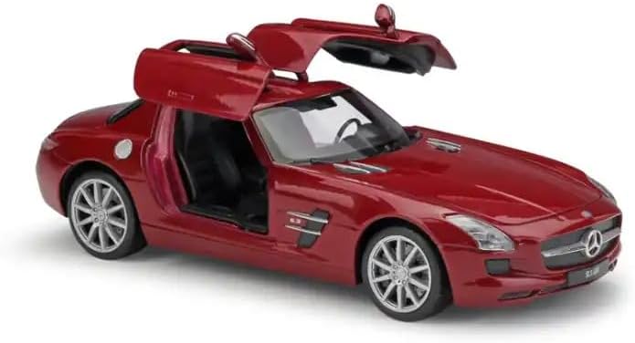 سيارة نموذجية من المعدن المصبوب من ويلي نيكس بمقياس 1:24 - مرسيدس بنز SLS AMG - رقم: 24025