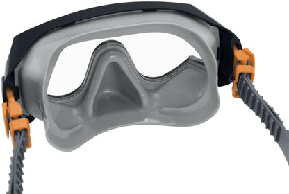 قناع غطس Bestway للبالغين، مزود بحماية من الأشعة فوق البنفسجية، مانع للتسرب، حزام قابل للتعديل، مجموعة Spark Wave - رقم: 24068