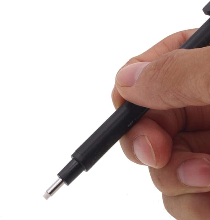 Keep Smilling Eraser Pen Mechanical Refillable Erase Pen with 5 Eraser Refills