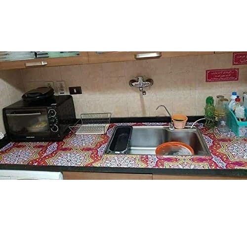 لفة ملصقات زينة رمضانية للمطبخ والمنزل، 5 أمتار × 45 سم - قطعة واحدة