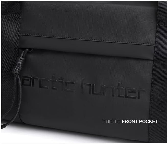 حقيبة سفر رياضية مقاومة للماء من آركتيك هانتر، لون أسود - رقم: LX00537