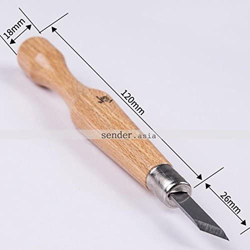 أدوات مركزية للنقش والحفر، سكين قطع الخشب - 8 قطع - رقم: YDL208