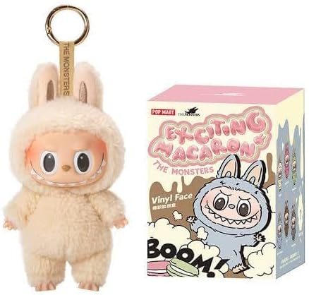 Labubu Doll Wings of Fortune Vinyl Plush The Monsters Hanging  for Modern Home Decor, Plush Doll Toy Set - 17cm