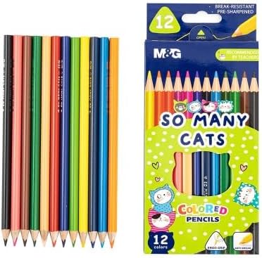 M&G Chenguang wooden colors pencil with So Many Cat shape -  No:AWP343A1