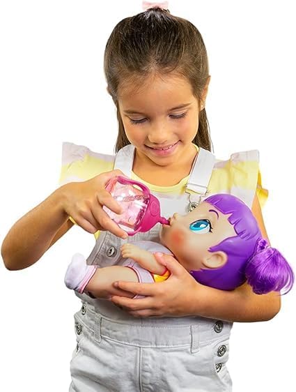 Super Cute Glitzy Cool Doll, Sisi Character, with Purple Hair and Pink Glasses