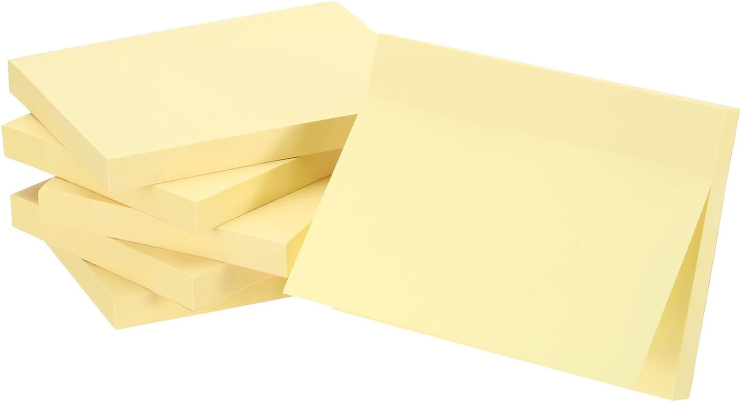 M&G Sticky Notes 3x4 Inch 6-Pad Pack Assorted Colors (6947503798031)