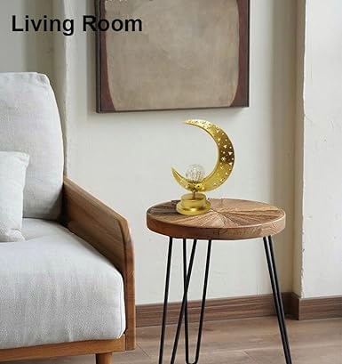 فانوس رمضاني إسلامي لليالي رمضان والزينة - ذهبي