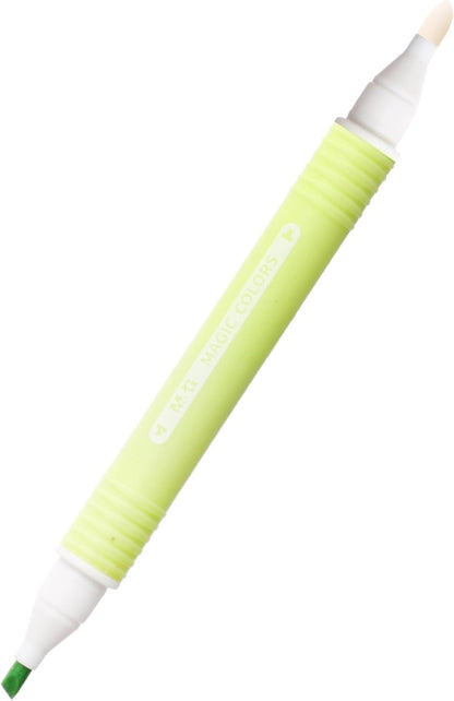 M&G Chenguang erasable Highlighter Set, 6 Vibrant Colors, Chisel Tip for Precise Highlighting - No:AHM25871
