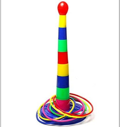 Children's circle game Colorful Ring Toss Quoits Target Game