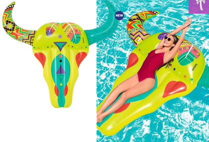 Bestway Bohemian Buffalo Inflatable Pool Float 2.57m x 2.39m