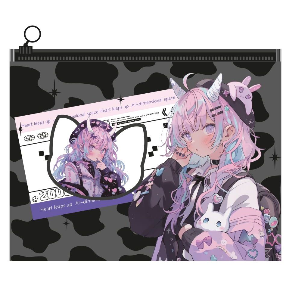 M&G Chenguang Pink Fantasy document folder with zipper - Size:A5 - 1pcs - No:ADM945S4