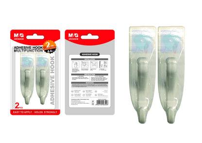 M&G Chenguang Multifunction Adhesive Wall Hook 2kg 2pcs - No:ARC925CM