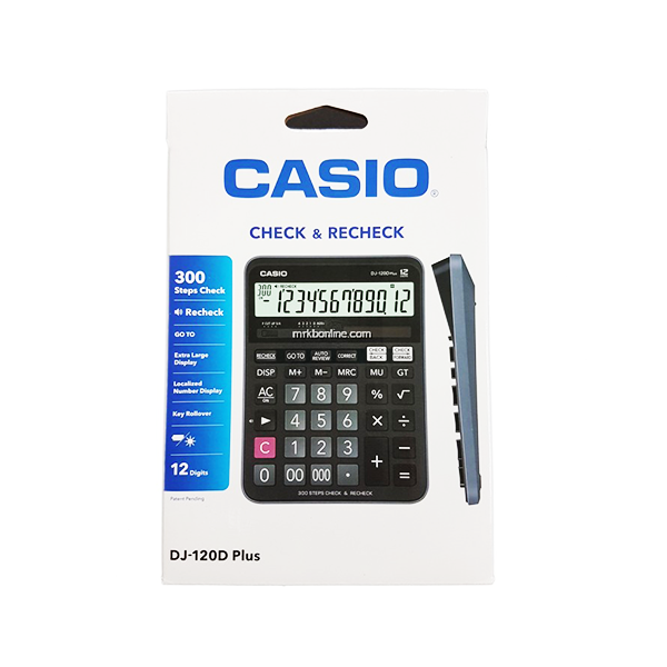 Casio Check & Recheck Electronic Calculator No.DJ-120D Plus